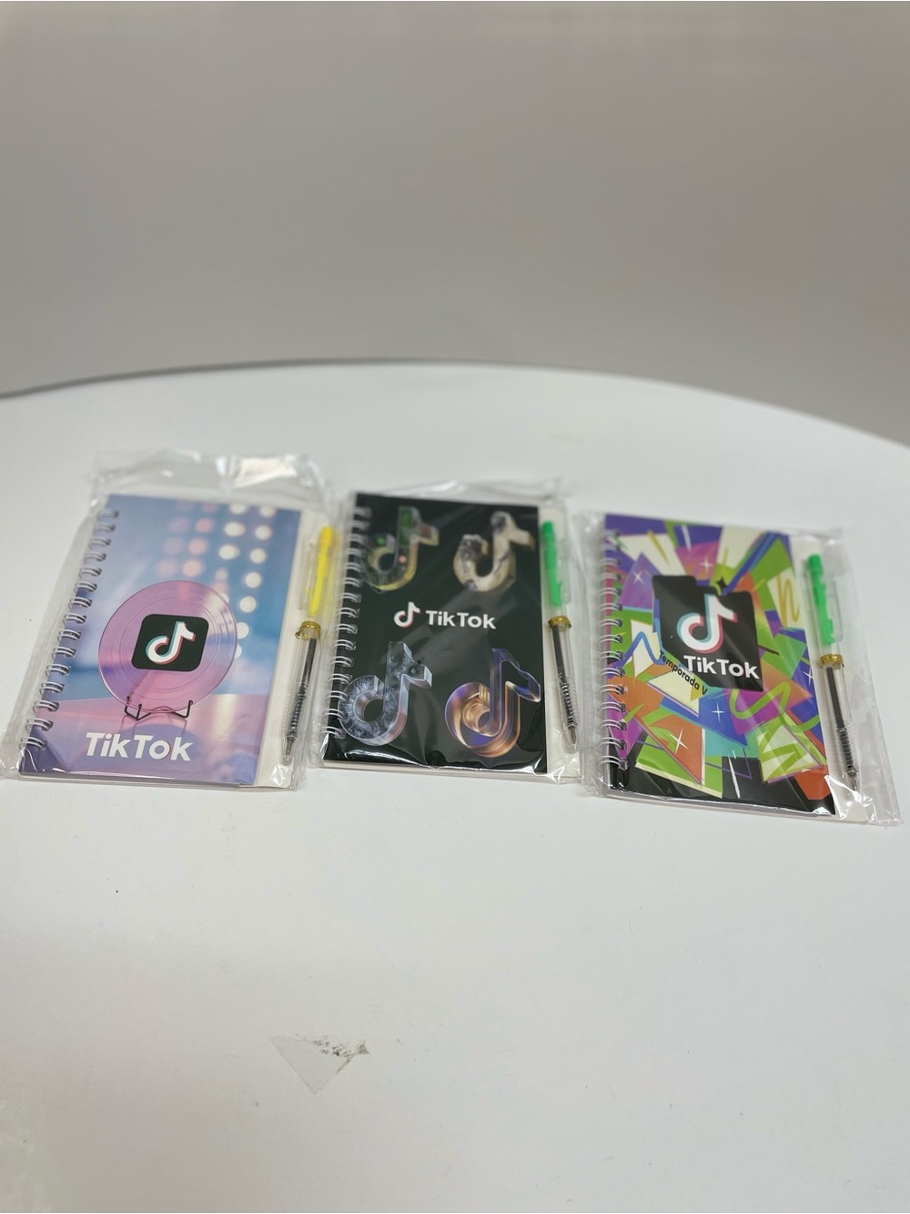 Cityscape Spiral Notebook Set - of 3 Purple, Black, Multicolor Covers